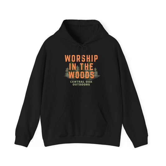Worship in the Woods Hunting Hoodie