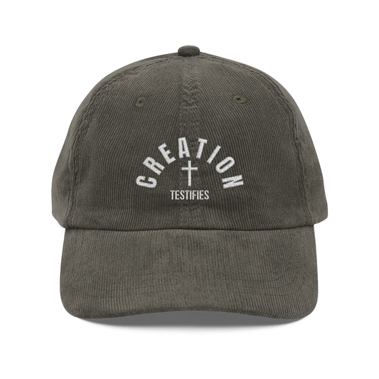 Vintage Corduroy Cap (Embroidery)