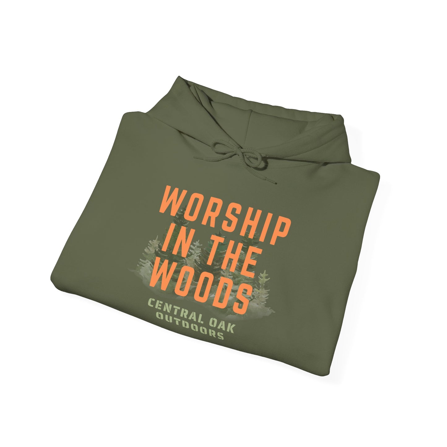 Worship in the Woods Hunting Hoodie