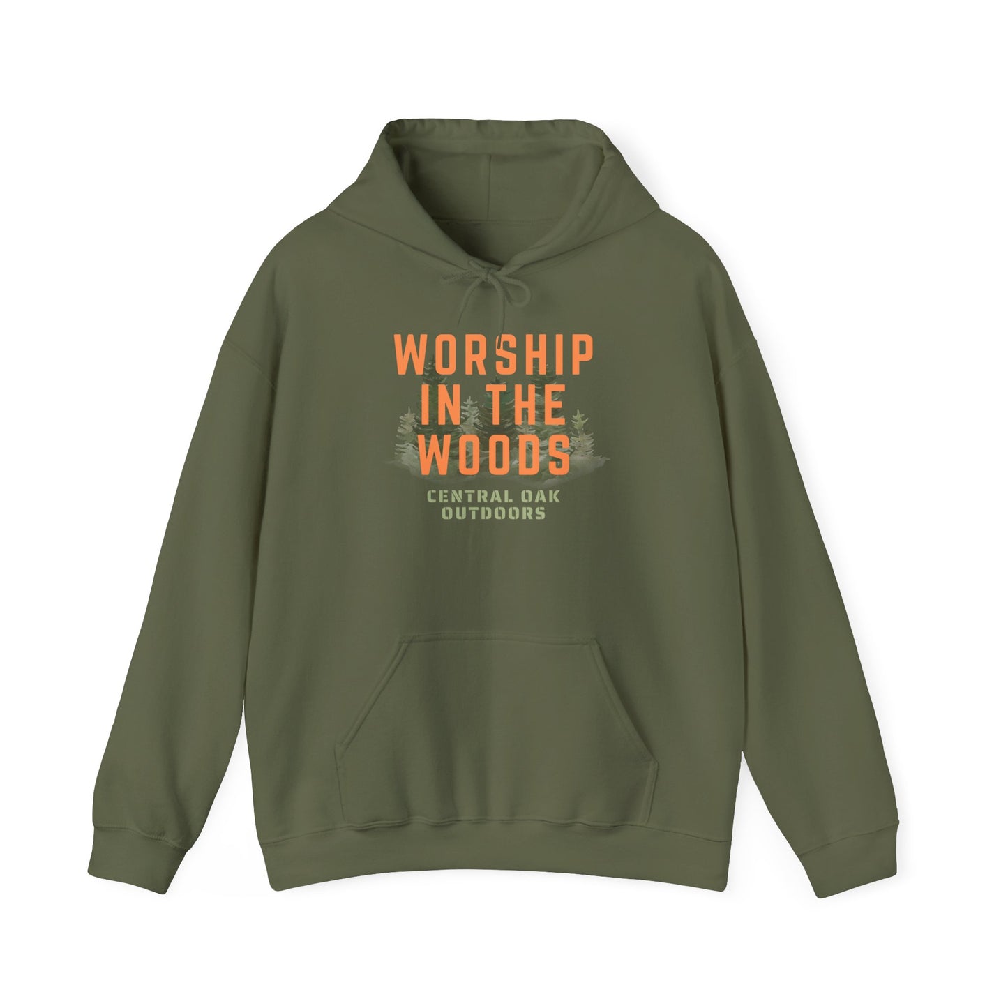 Worship in the Woods Hunting Hoodie